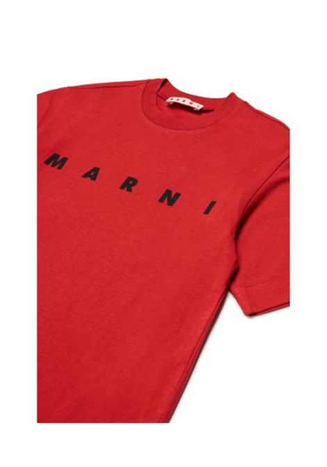 T-shirt con logo MARNI KIDS | M002MV M00RF0M435